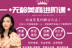 070-宁美莺老师脸部美学进阶课10节视频教学-百度云网盘资源分享