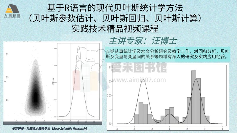 Ai尚研修《基于R语言的现代贝叶斯统计学方法（贝叶斯参数估计、贝叶斯回归、贝叶斯计算）实践技术精品课》