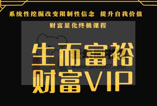 生而富裕财富VIP 高端自学课程-爱米图书馆