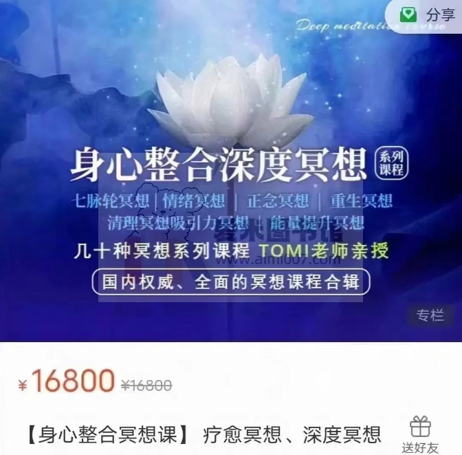 TOMI【身心整合冥想课】 疗愈冥想、深度冥想