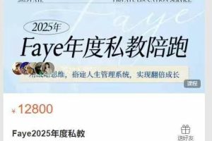 Faye2025年度私教