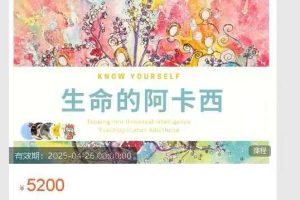 人生演绎2024第三期生命的阿卡西