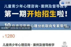 儿童青少年心理咨询·案例及督导教学