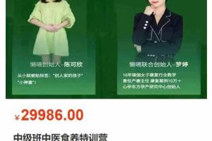 创客匠人 –  中级班中医食养特训营