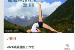 北京桑迪艾扬格瑜-2024破茧进阶工作坊