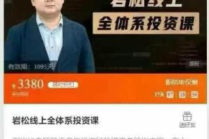 岩松线上全体系投资课