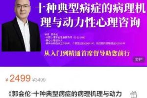 郭会伦十种典型病症的病理机理与动力咨询