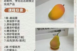 香草研究所 香草JIA法式软壳流心水果慕斯视频课（41节）