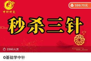 【黄智姜】0基础学中针