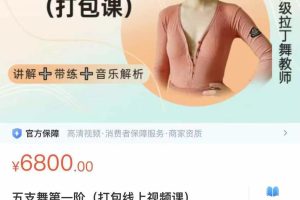 五支舞第一阶(打包线上视频课)