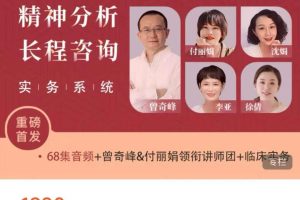 精神分析取向长程咨询实务系统课