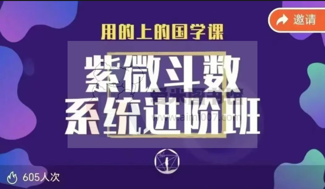 墨西 紫微斗数系统进阶班_38