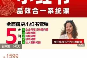 Dian出品-小红书品效合一系统教学·25节课+100份营销资料+社群陪伴