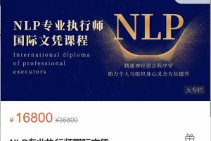 NLP专业执行师国际文凭