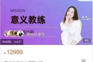 朱丹意义教练核心课程6期时代研究院